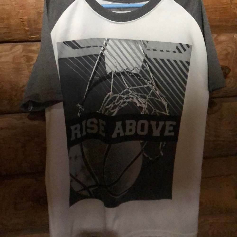 Rise above basketball athletic shirt